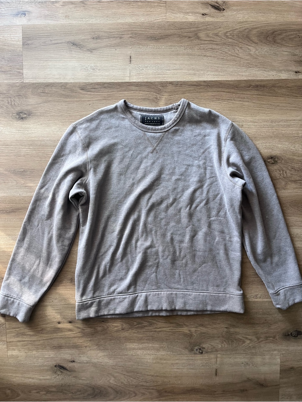 Jachs Crewneck Sweater in Light Taupe